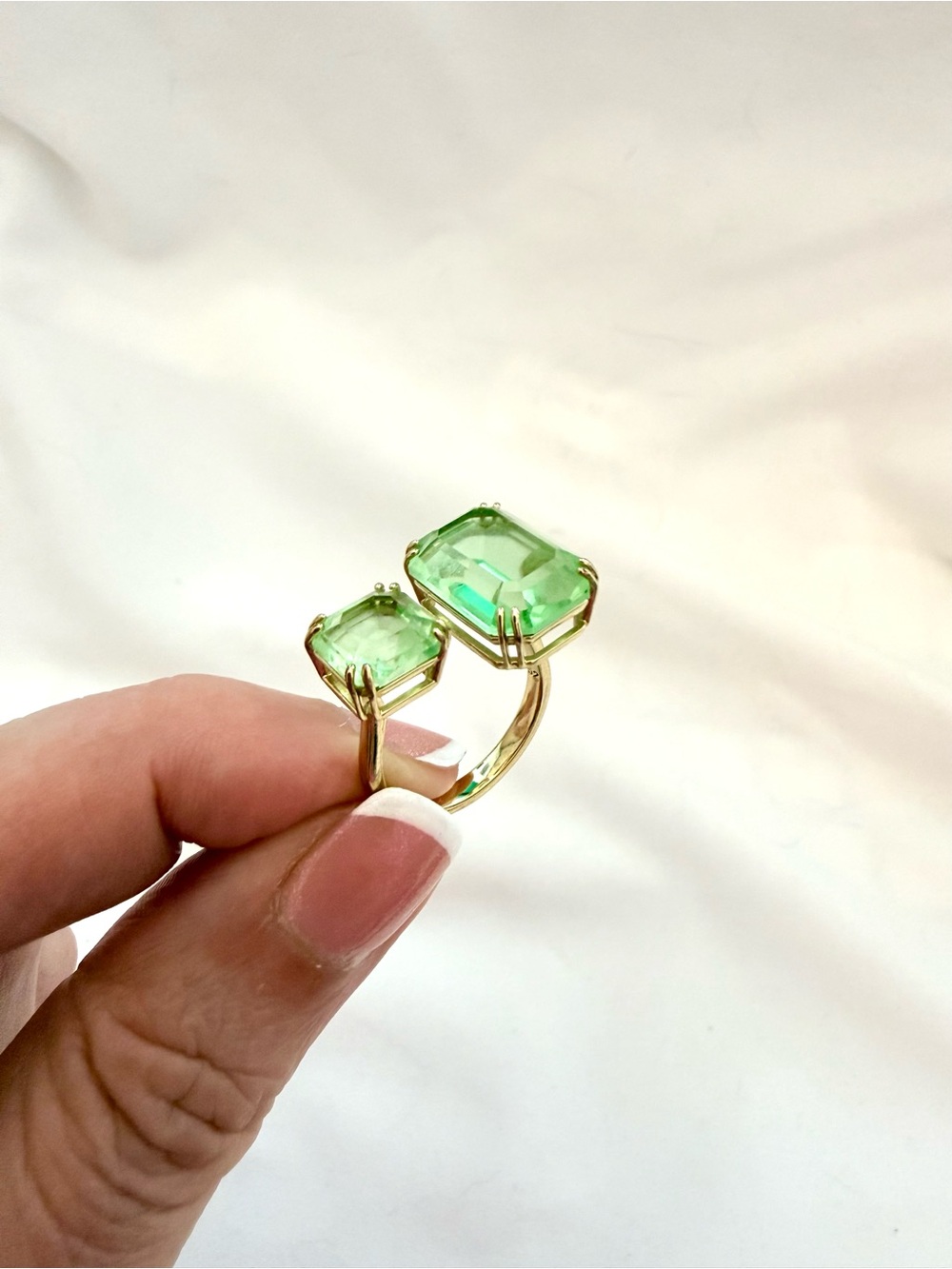 Swarovski Millenia Open Ring - Green